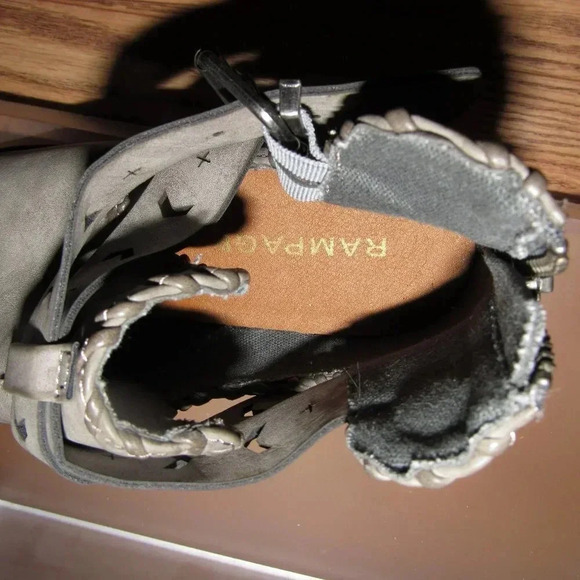 RAMPAGE Tiara Gray Ankle Booties Size 9 - Picture 5 of 6